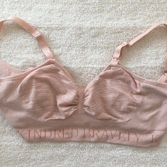 Kindred Bravely pink heather Sublime hands-free pumping and nursing bra - Picture 6 of 6